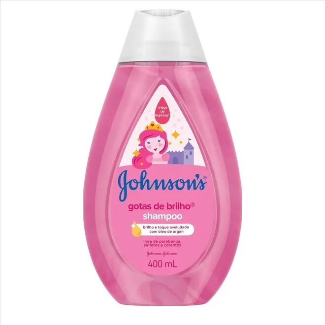 Shampoo Hidratante Johnson's Kids Gotas de Brilho 400ml