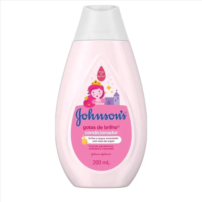 Condicionador Johnson"S Baby Gotas De Brilho 200Ml