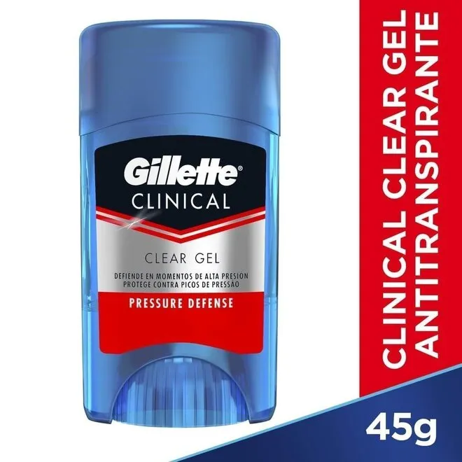 Desodorante Gillette Clinical Pressure Defense Gel 45g
