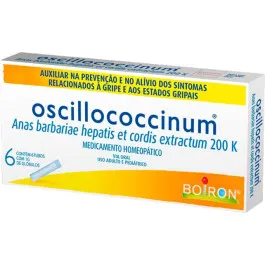 Oscillococcinum 200k - 6 Tubos com 1g de Glóbulos