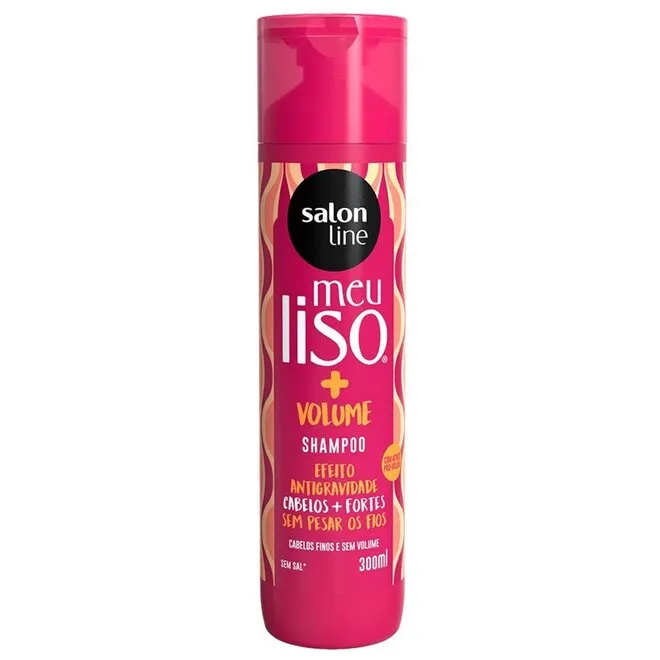 Shampoo Salon Line Meu Liso + Volume 300ml