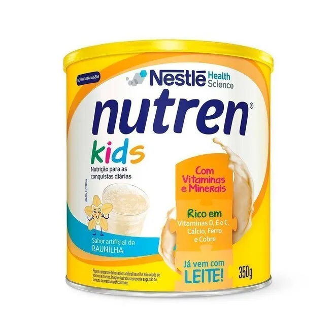 Pó p/ Preparo de Bebida Baunilha Nutren Kids 350g