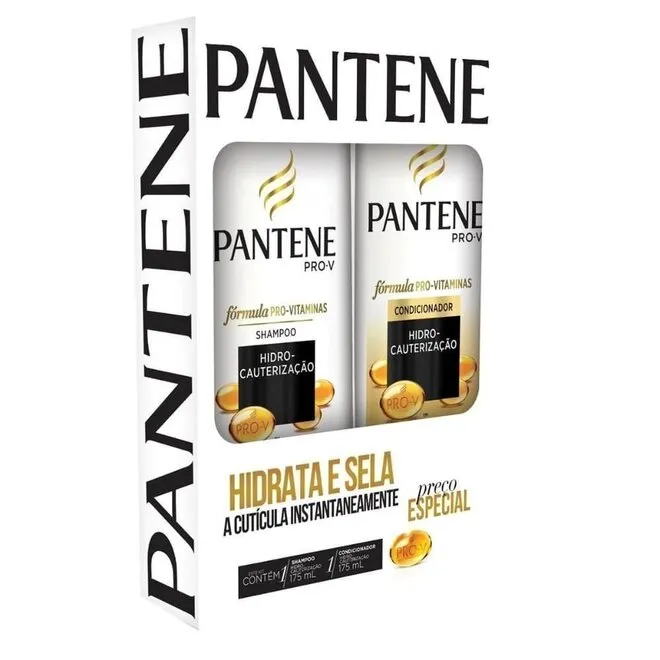Kit Shampoo+Condicionador 175ml Hidro-Cauterização-PANTENE