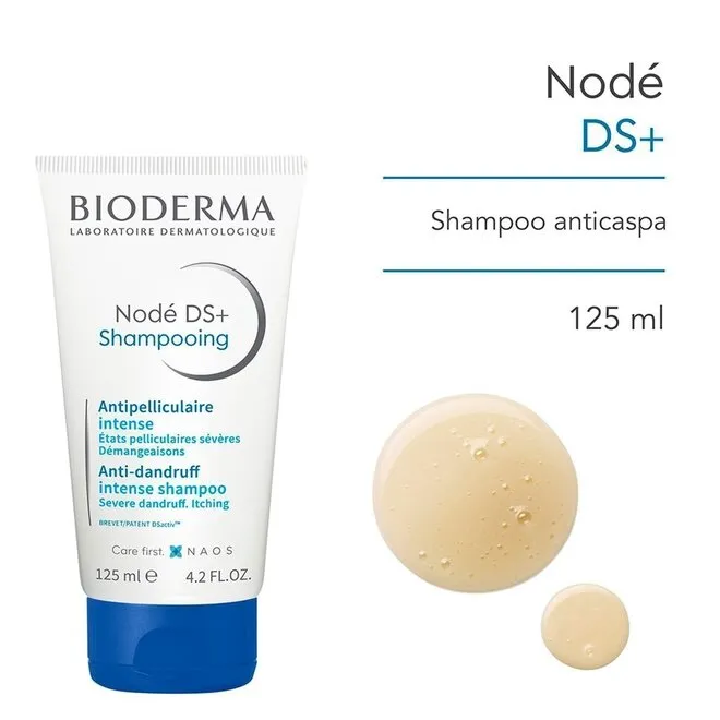 Shampoo Intensivo Anticaspa Bioderma Nodé DS+ com 125ml