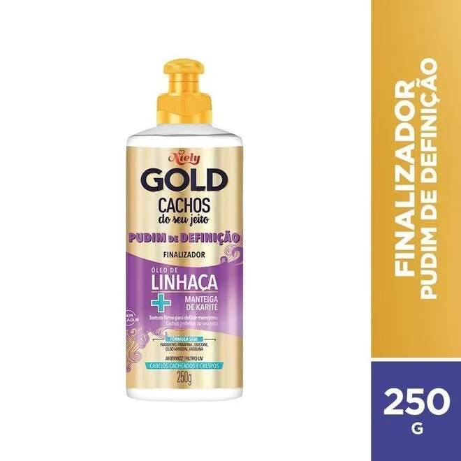Finalizador Niely Gold Pudim Defin 250G