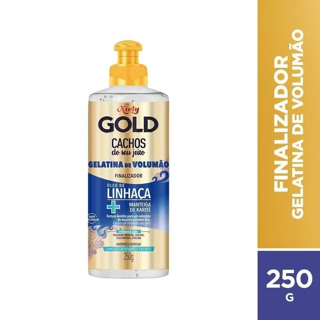 Finalizador Niely Gold Gelatina De Volumão 250G