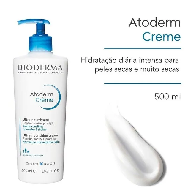 Creme Hidratante Bioderma Atoderm com 500ml