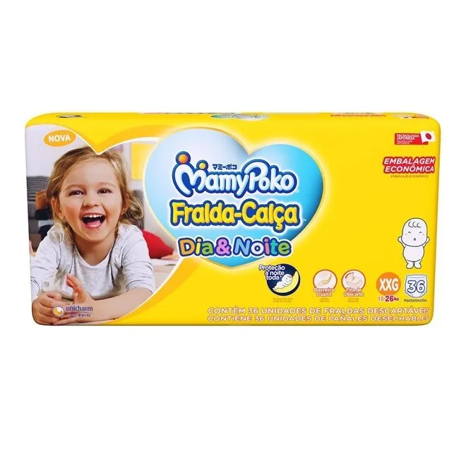 Fralda Mamypoko Calça Dia e Noite XXG 36 Unidades