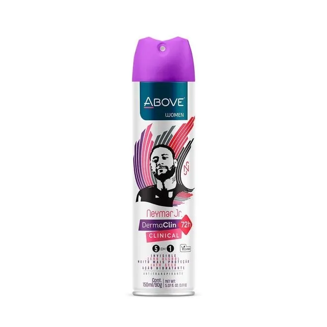 Desodorante Aerosol Above Neymar Jr Women 150ml