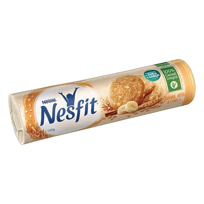 Biscoito Nesfit Banana Aveia e Canela 160g