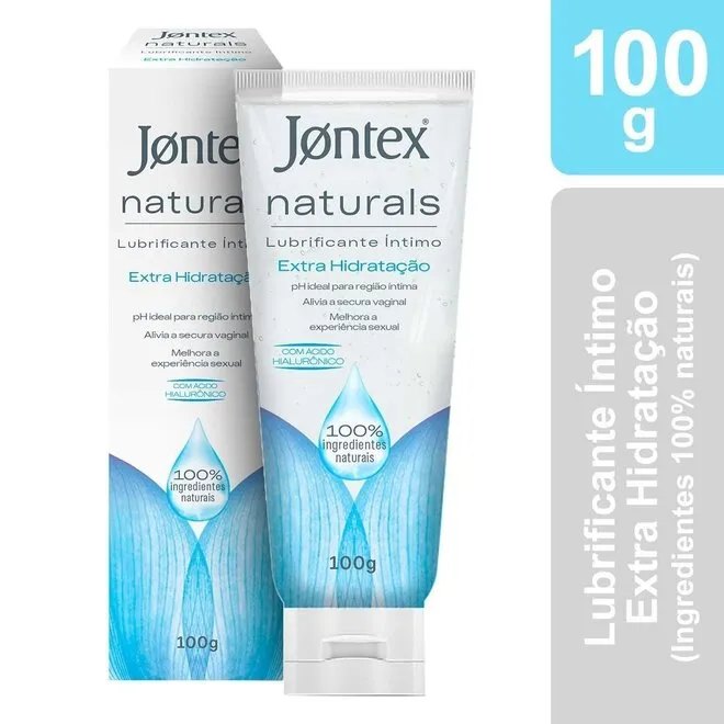 Lubrificante Íntimo Extra Hidratação Jontex Naturals 100g