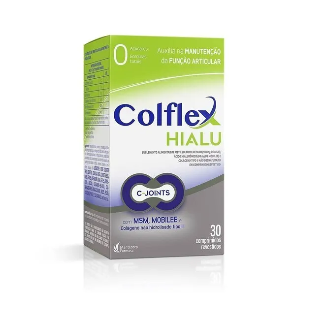 Colflex Hialu Mantecorp Farmasa 30 Comprimidos Revestidos