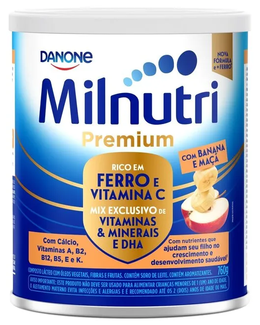 Composto Lácteo Milnutri Premium Vitamina de Frutas 760g