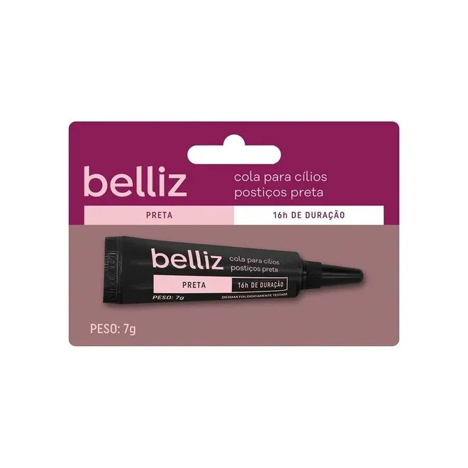 Belliz Cola Para Cilios Preta 7Gr