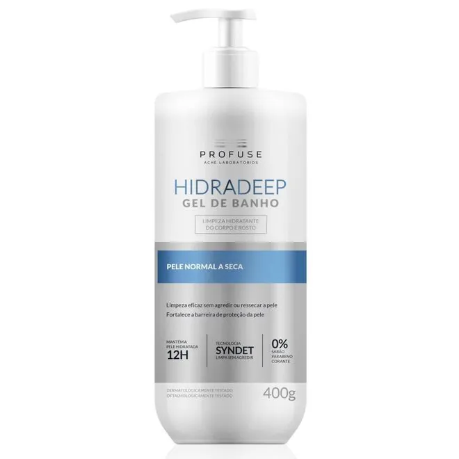 Gel de Banho Profuse Hidradeep Pele Normal a Seca com 400m