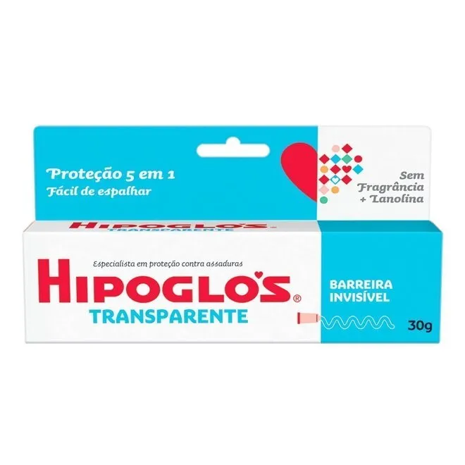 Creme para Assaduras Transparente 5 em 1 30g - HIPOGLÓS