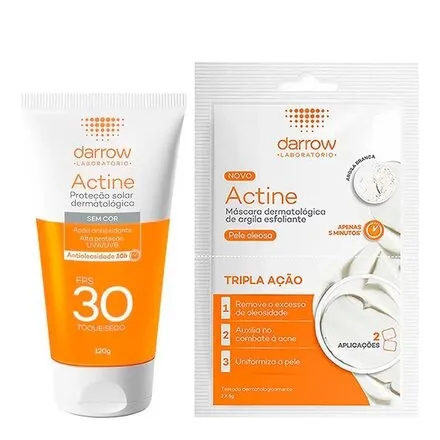 Protetor Solar Actine Fps30 120Ml Darrow