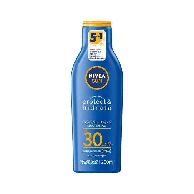 Protetor Solar FPS30 Nivea Sun Protect&Hidrata Frasco 200ml