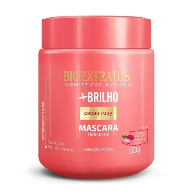 Máscara Hidratante Bio Extratus Brilho 500ml