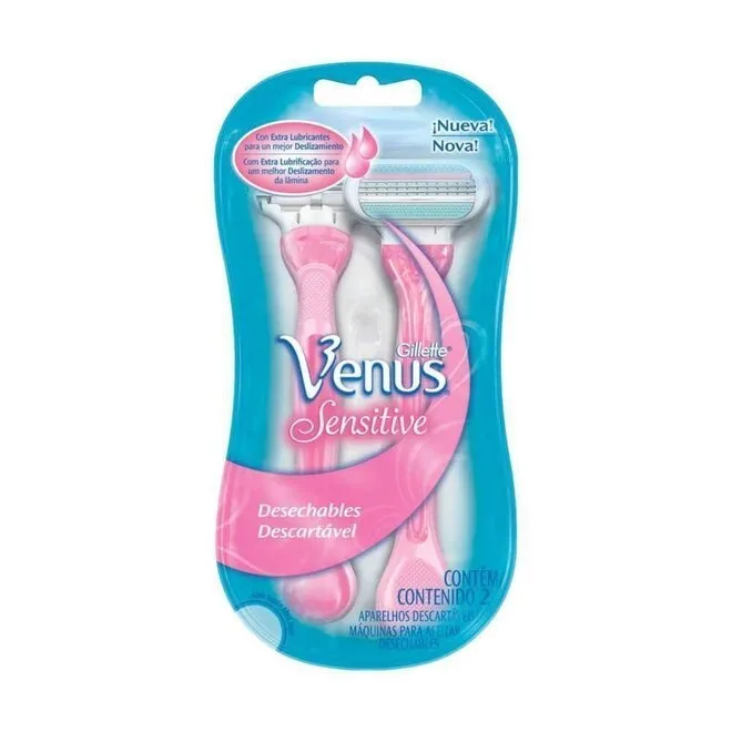 Aparelho de Depilar Venus 3 Sensitive 2 Unidades - GILLETTE