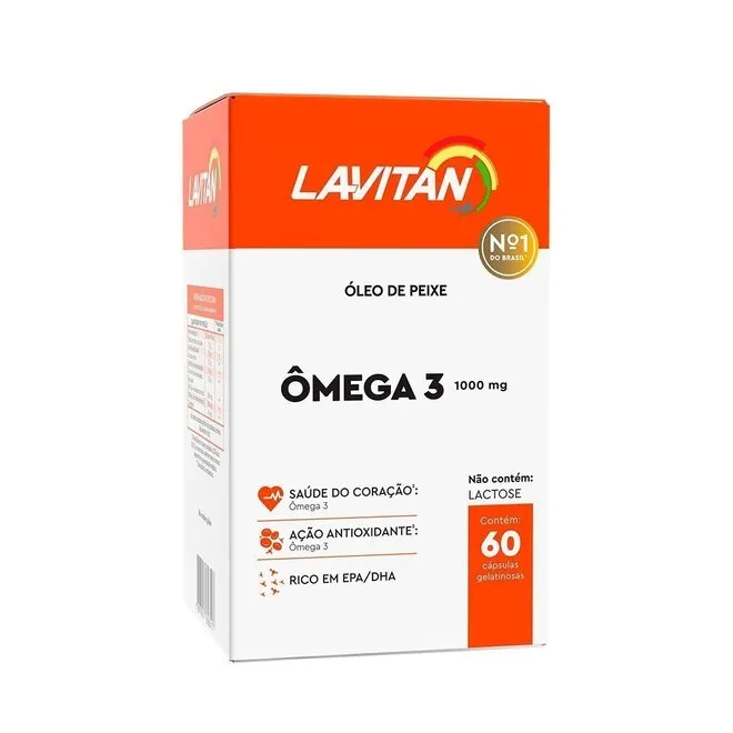Lavitan Omega Drags 60 Cápsulas