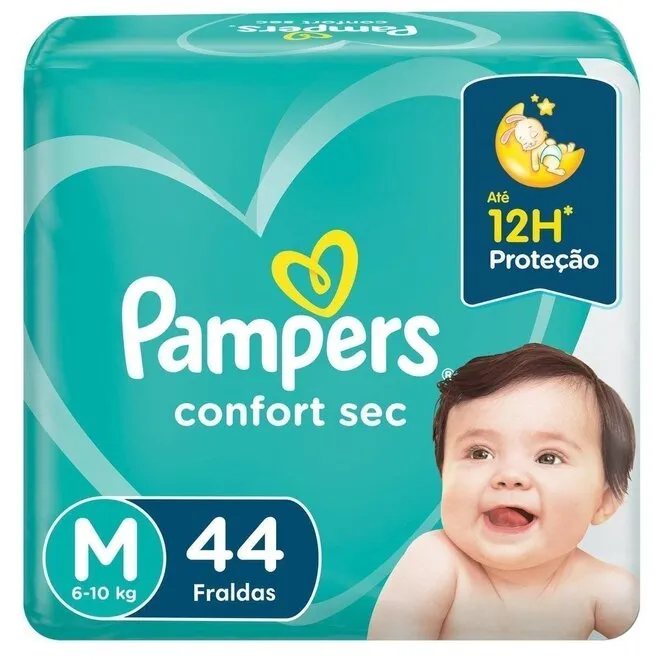FRA PAMPERS CONFORTSEC MG M 44UN(PPS)