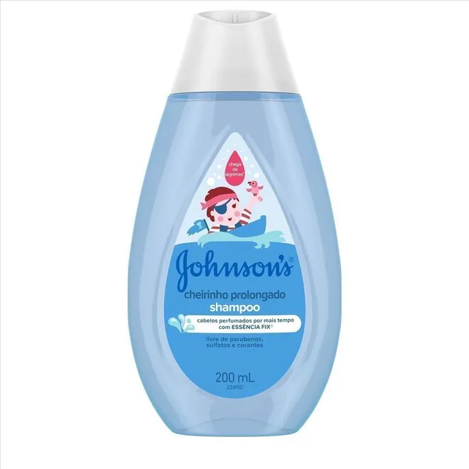 Shampoo Infantil Cheirinho Prolongado Johnson'S 200Ml