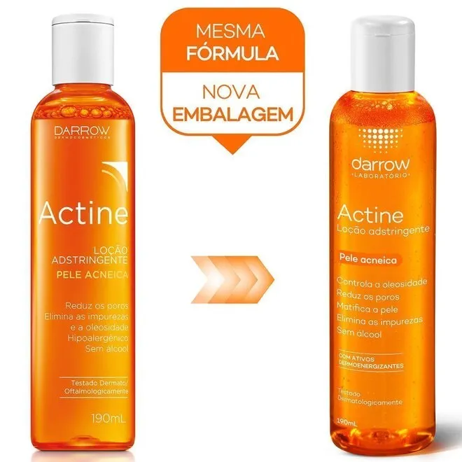 Loção Adstringente Actine Pele Acneica 190ml