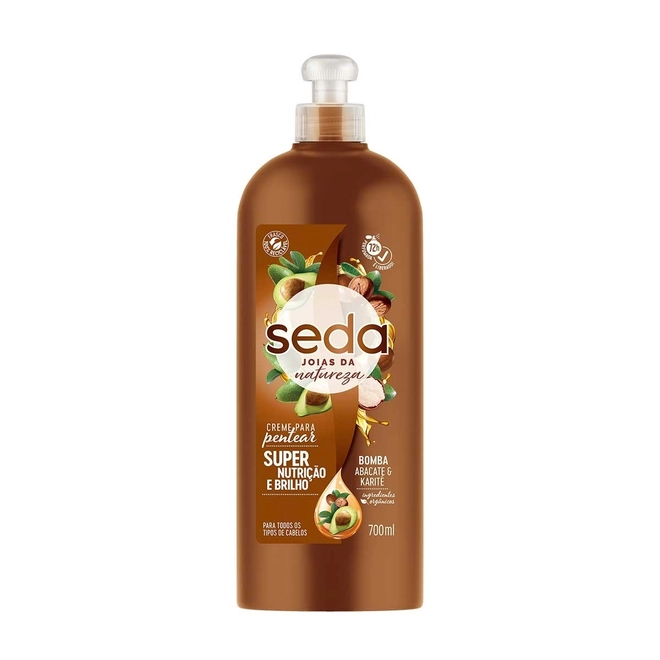 Creme De Pentear Bomba Abacate & Karite Seda 700Ml