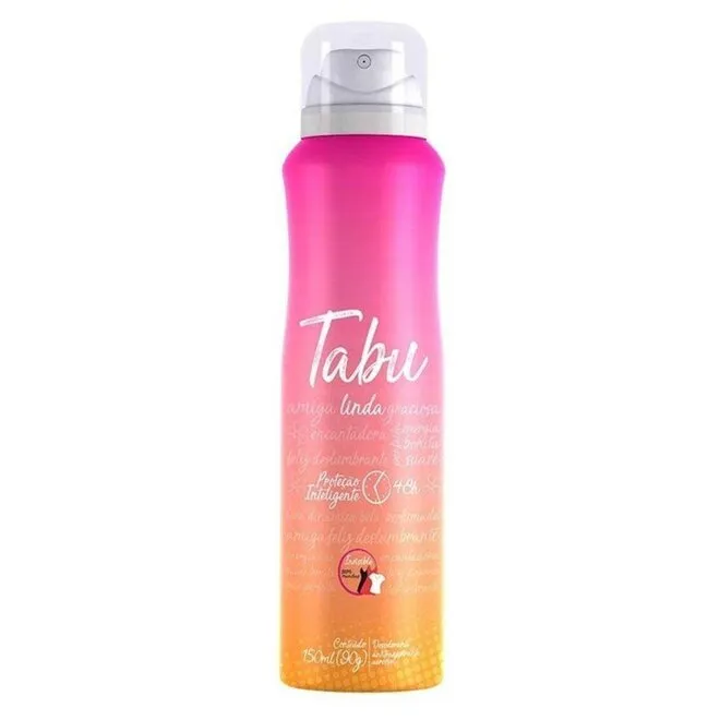 Desodorante Aerossol Invisible Linda Tabu 150ml