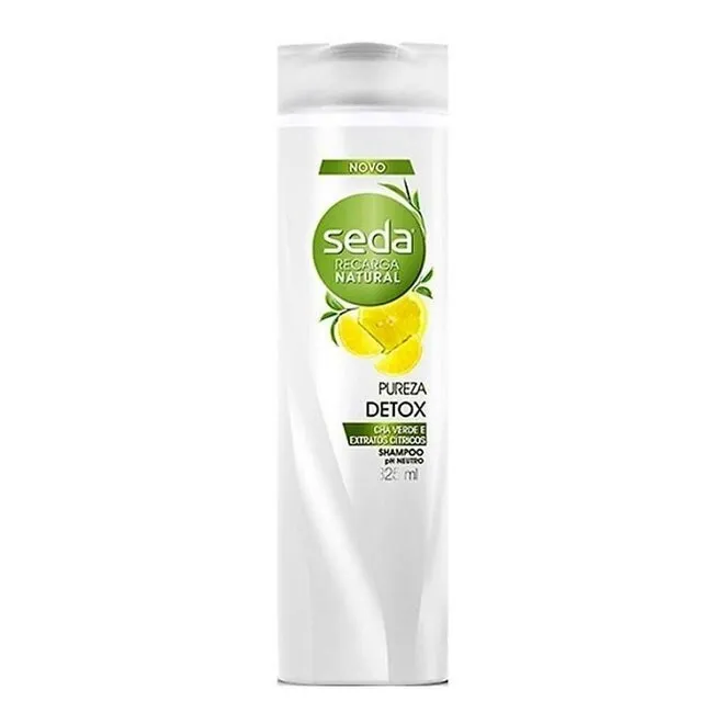 Shampoo Recarga Natural Pureza Detox Seda 325Ml