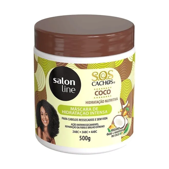 Máscara Capilar Salon Line SOS Cachos Coco 500g