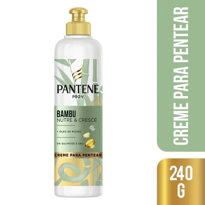 Creme de Pentear Pantene Bambu Nutre e Cresce com 240g
