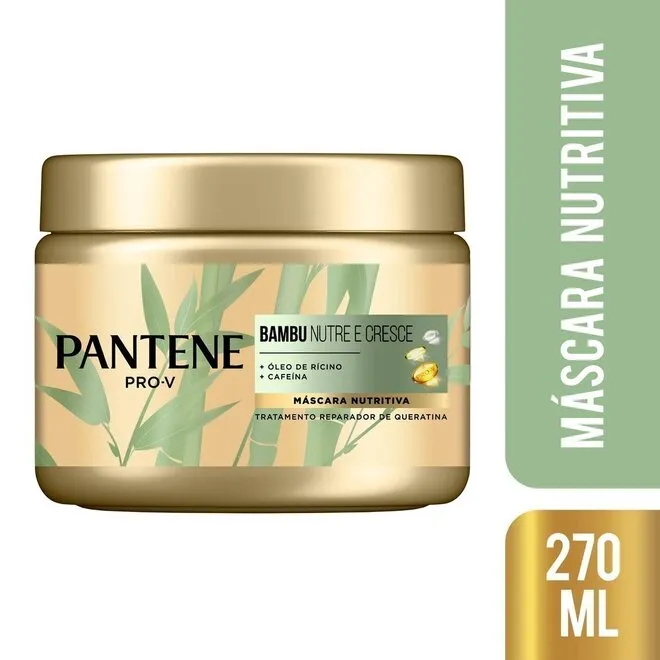 Mascara de Tratamento Nutritiva Bambu 270ml - PANTENE