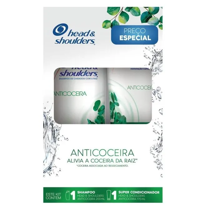Shampoo+Condicionador Head&Shoulders Anti Coceira 200ml+170m