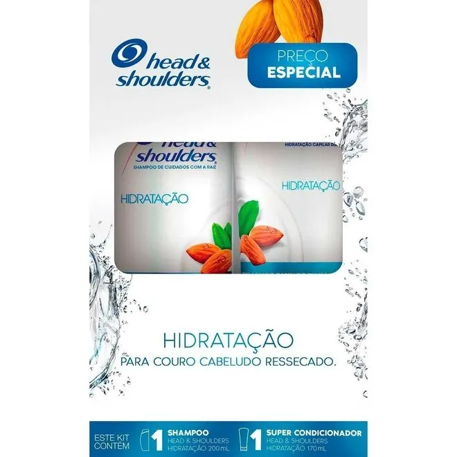 Shampoo+Condicionador Head&Shoulders Hidrat 200ml+170ml