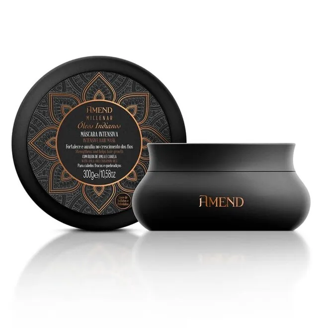 Máscara Intensiva Amend Millenar Óleos Indianos 300g