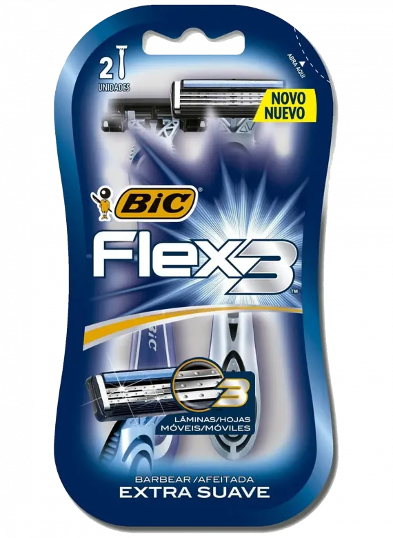 Aparelho bic descartavel flex 3 1un