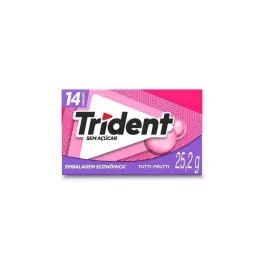 Chiclete Trident Tutti-Frutti - 1 Unidade