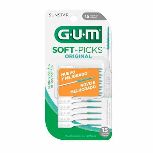 Escova Interdental G.u.m Soft-picks Original 15 Unidades