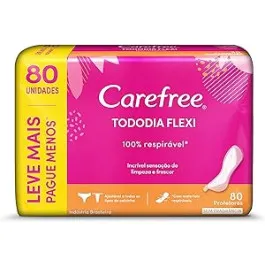 Protetor Diário Carefree Proteção com Perfume 80 Unidades