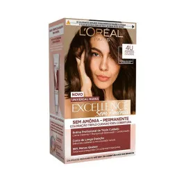 Tintura de Cabelo Imédia Excellence Sem Amônia 4U Castanho Universavel L'Oréal Paris 1 Unidade