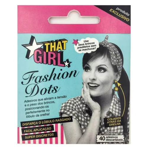 Adesivo De Brinco That Girl Fashion Dots 40 Unidades