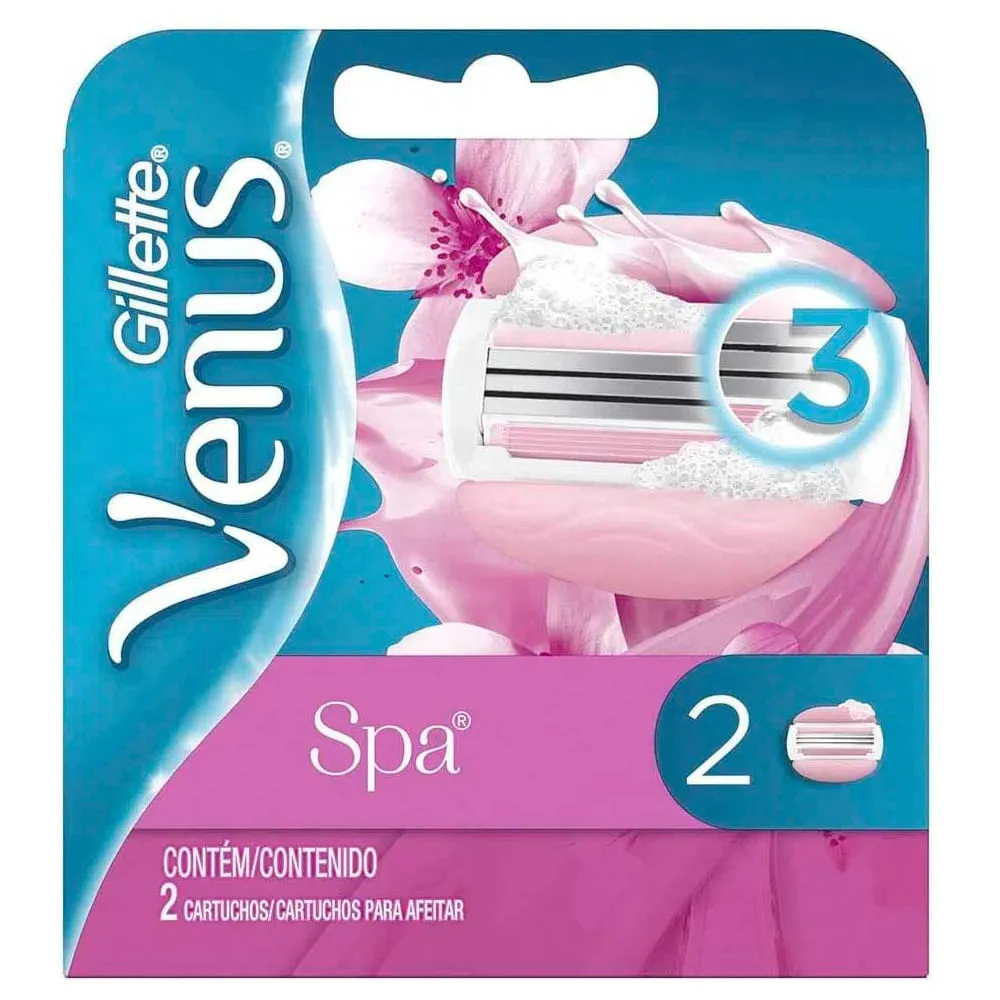 Refil Aparelho De Depilação Gillette Vênus Spa 2 Unidades