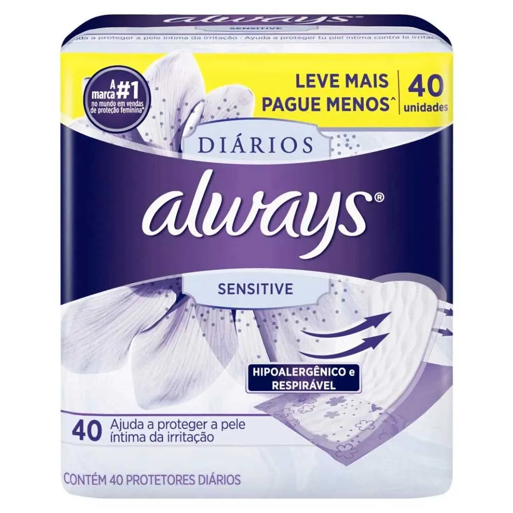 Absorvente Always Edição De Verão 40 Unidades