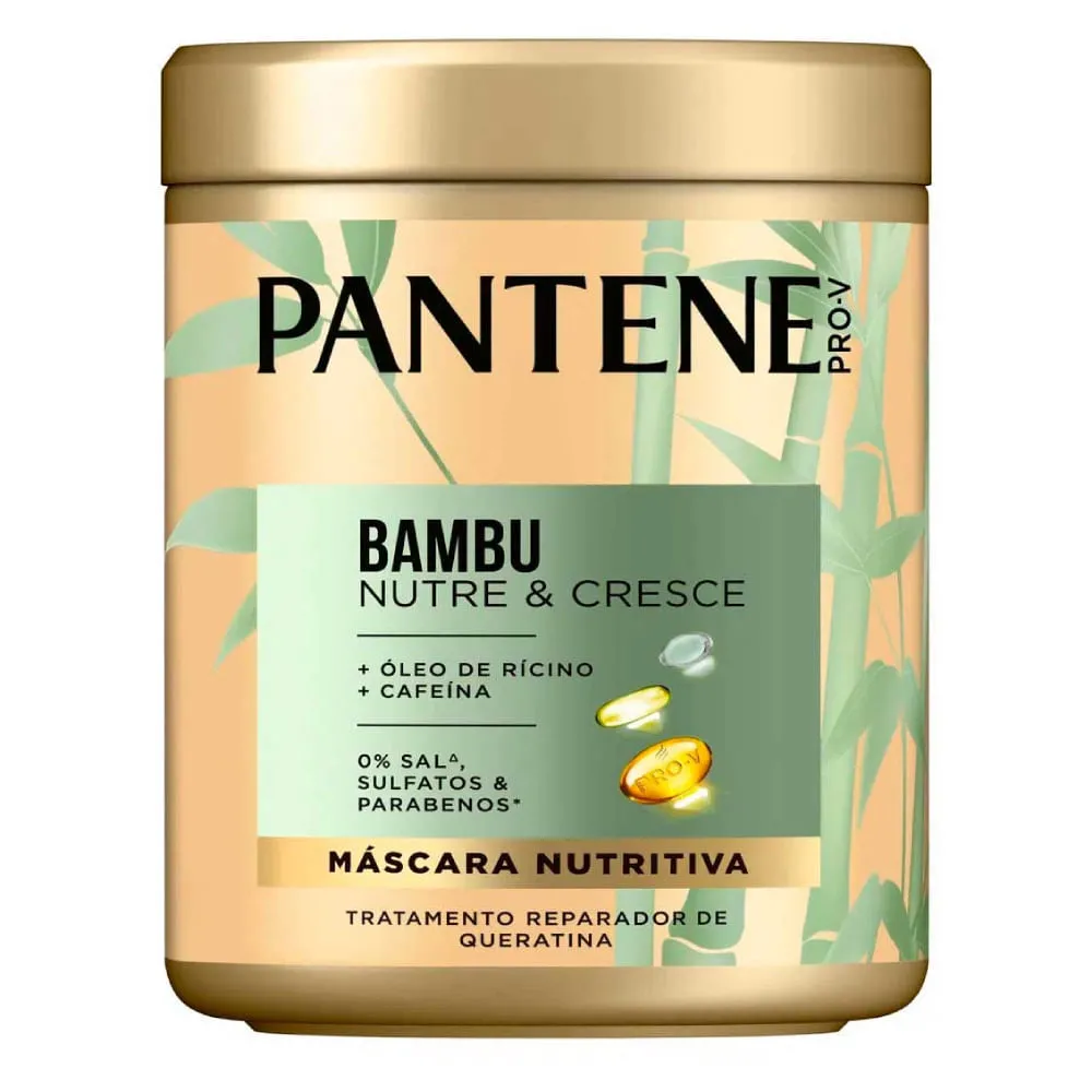 Máscara De Tratamento Capilar Pantene Bambu 600ml