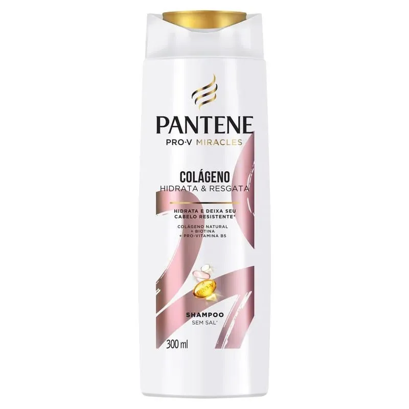 Shampoo Pantene Pro-v Colágeno Hidrata E Resgata 300ml