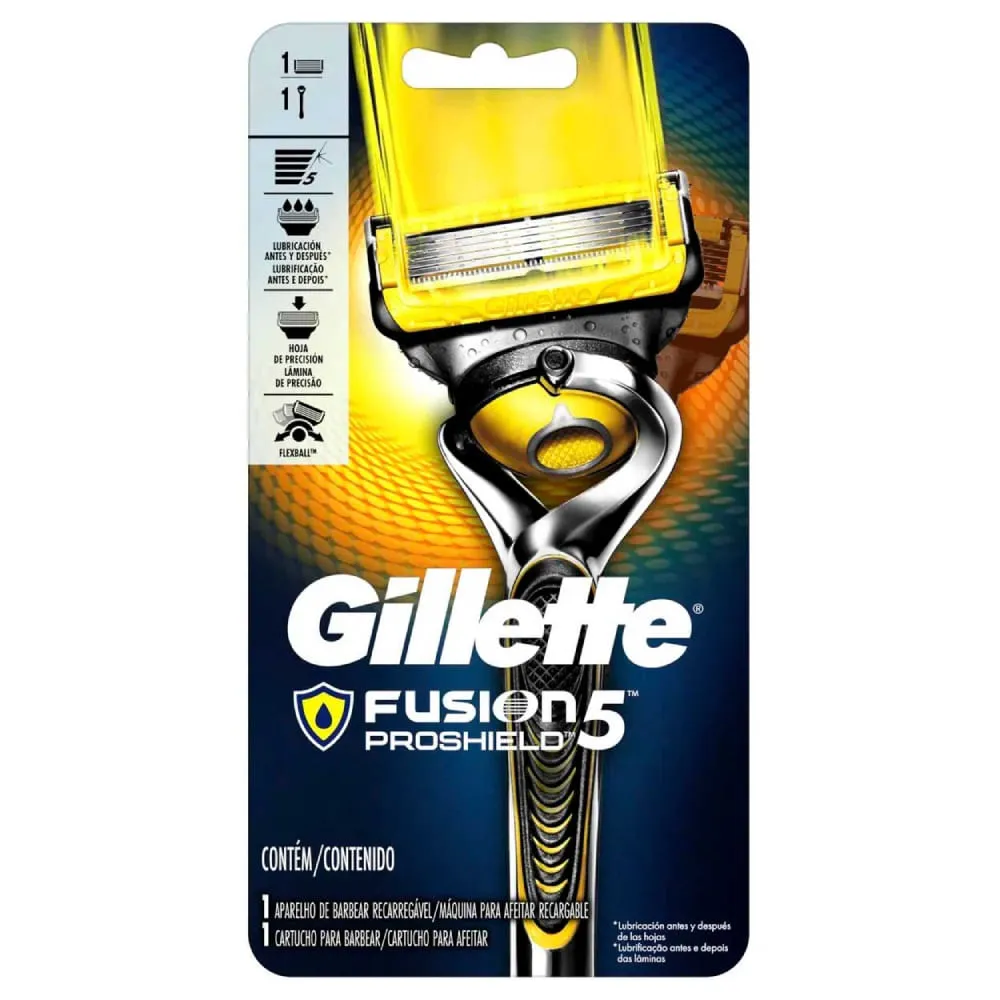 Aparelho De Barbear Gillette Fusion5 Proshield 1 Unidade