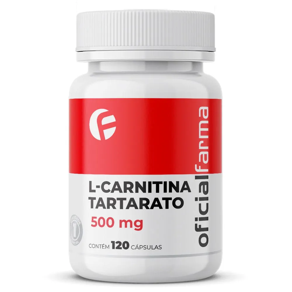 L-Carnitina Tartarato 500mg 120 Cápsulas