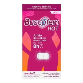 Buscofem Hot 2 Adesivos Térmicos Descartáveis